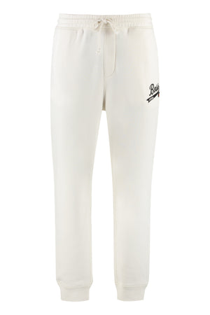 BOSS x Russell Athletic - Logo detail cotton track-pants-0